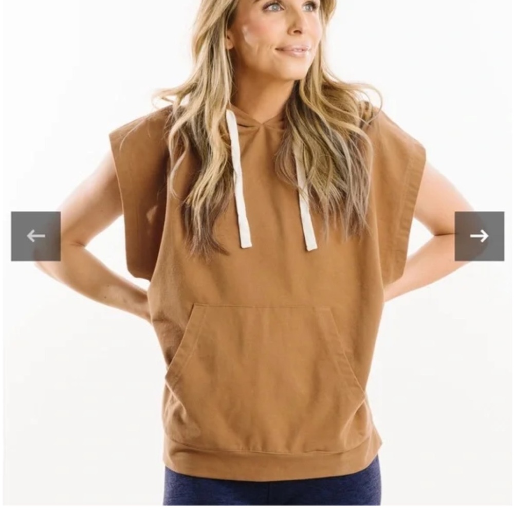 ZYIA Camel Knockout Cinch Hoodie